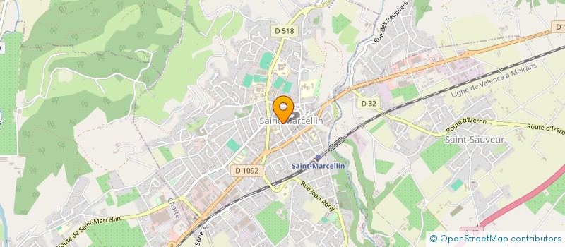 localisation de l'entreprise MONSIEUR NORBERT BENACCHIO  SAINT-MARCELLIN