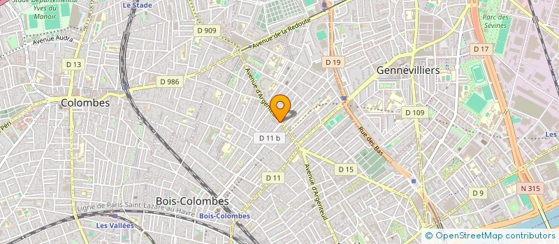 localisation de l'entreprise MONSIEUR NORBERT BENCHETRIT à BOIS-COLOMBES
