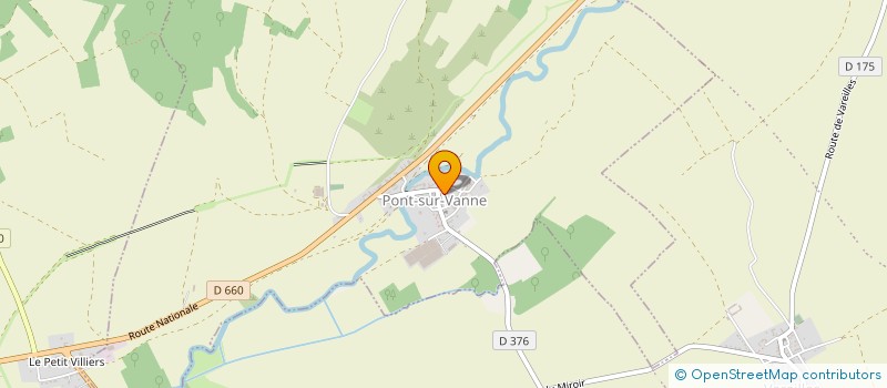localisation de l'entreprise MONSIEUR NORBERT BERNARD  PONT-SUR-VANNE