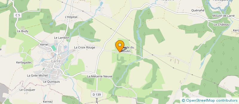 localisation de l'entreprise MONSIEUR NORBERT BERTHY à LARRE
