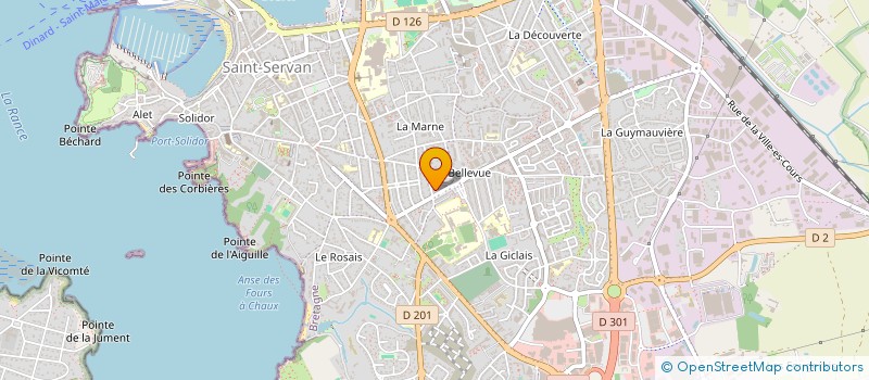 localisation de l'entreprise MONSIEUR NORBERT BERTIN  SAINT-MALO