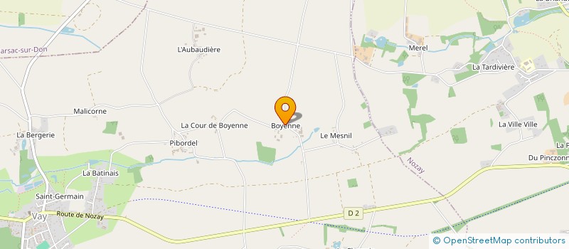 localisation de l'entreprise MONSIEUR NORBERT BESNIER  VAY