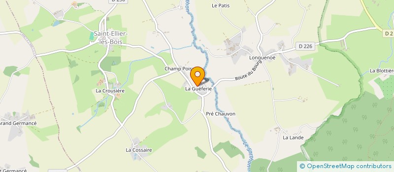localisation de l'entreprise MONSIEUR NORBERT BLONDEL à SAINT-ELLIER-LES-BOIS