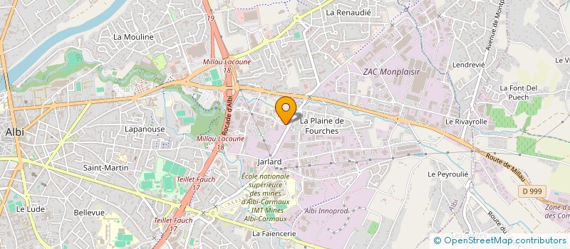 localisation de l'entreprise MONSIEUR NORBERT BOAS à ALBI