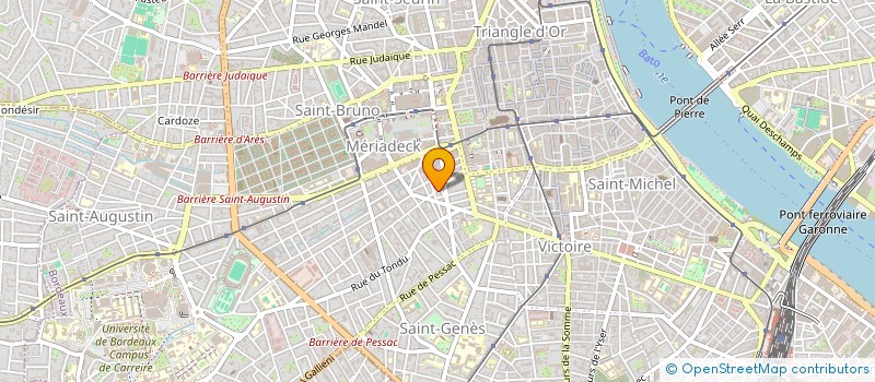 localisation de l'entreprise MONSIEUR NORBERT BOUHET  BORDEAUX