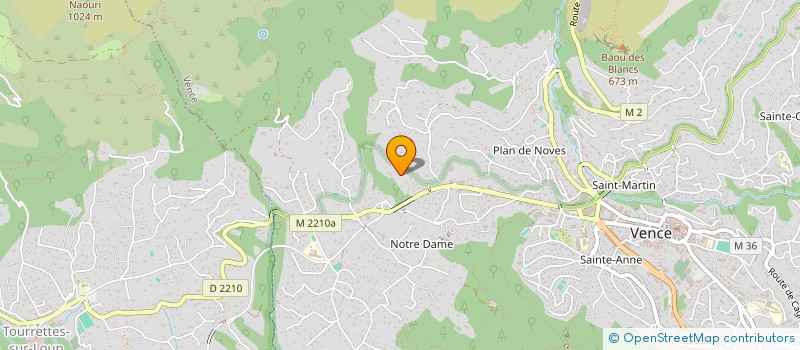 localisation de l'entreprise MONSIEUR NORBERT BOULKENAFET à VENCE