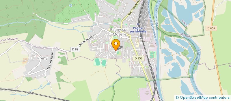 localisation de l'entreprise MONSIEUR NORBERT BRAUNER  PAGNY-SUR-MOSELLE