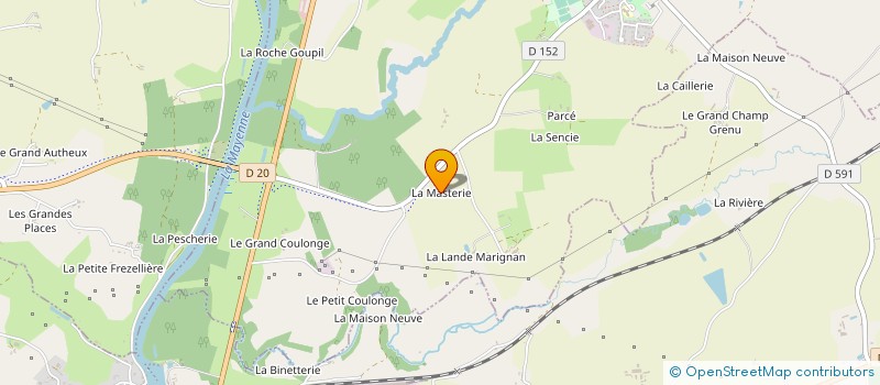 localisation de l'entreprise MONSIEUR NORBERT BUFFET à PREE-D'ANJOU