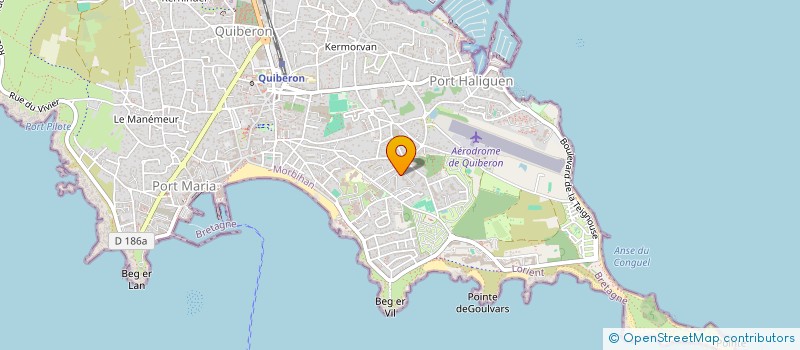 localisation de l'entreprise MONSIEUR NORBERT CAREL à QUIBERON