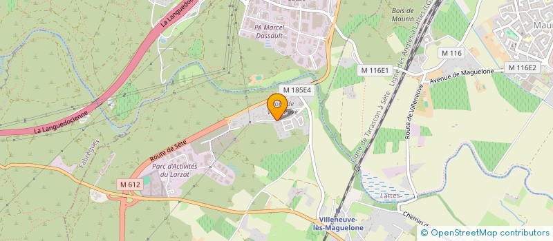 localisation de l'entreprise MONSIEUR NORBERT CASSINI  VILLENEUVE-LES-MAGUELONE