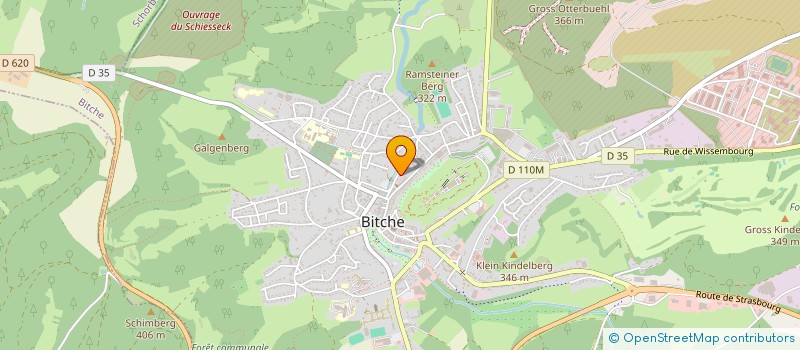 localisation de l'entreprise MONSIEUR NORBERT CERBINO  BITCHE