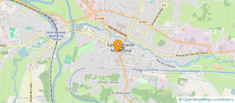 localisation de l'entreprise MONSIEUR NORBERT CHAPUT à SAINT-AMAND-MONTROND