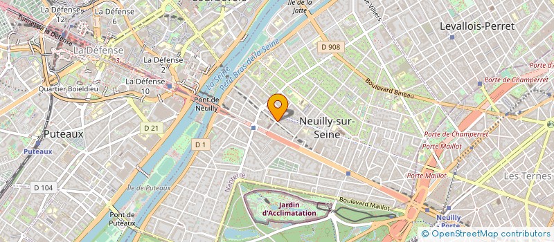 localisation de l'entreprise MONSIEUR NORBERT CHICH à NEUILLY-SUR-SEINE
