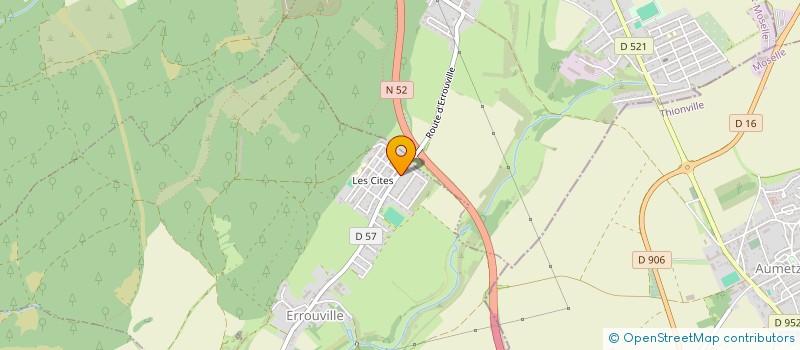 localisation de l'entreprise MONSIEUR NORBERT CLAUSE  ERROUVILLE