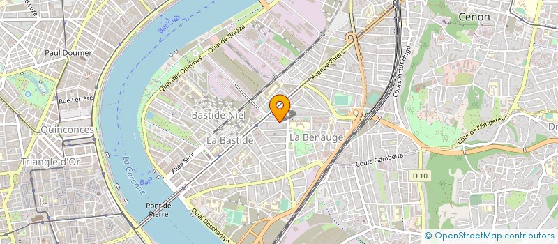 localisation de l'entreprise MONSIEUR NORBERT CONGARD à BORDEAUX