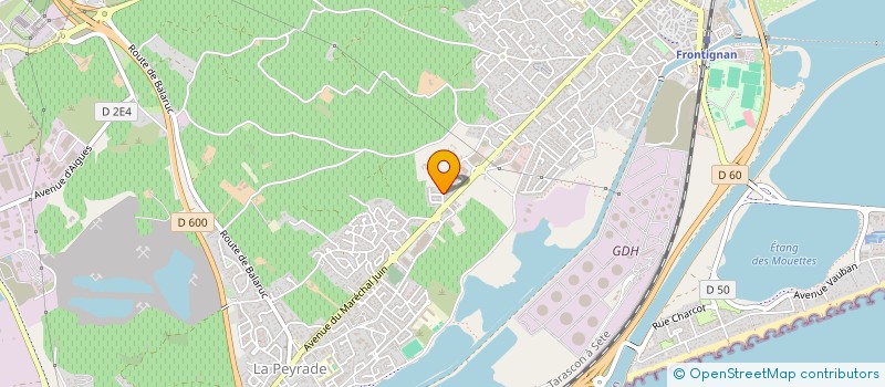 localisation de l'entreprise MONSIEUR NORBERT COUSTIER à FRONTIGNAN