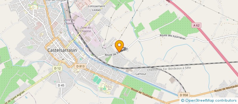 localisation de l'entreprise MONSIEUR NORBERT DAMASIO  CASTELSARRASIN