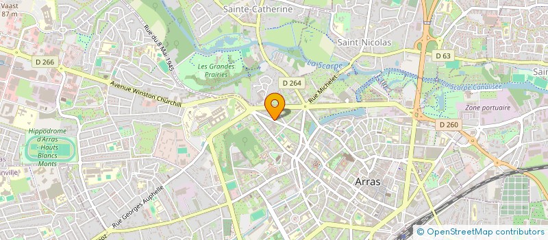localisation de l'entreprise MONSIEUR NORBERT DAMIANO à ARRAS