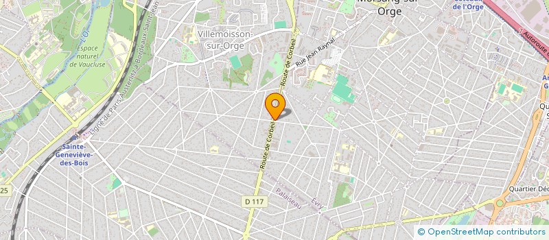 localisation de l'entreprise MONSIEUR NORBERT DEBACHE  MORSANG-SUR-ORGE