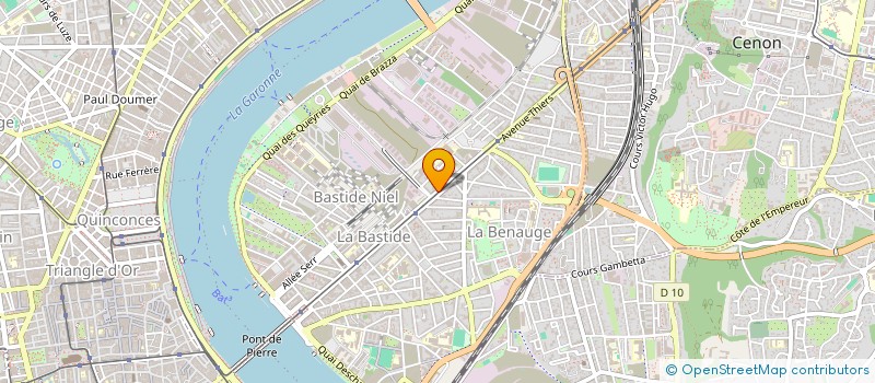 localisation de l'entreprise MONSIEUR NORBERT DEBOCK à BORDEAUX