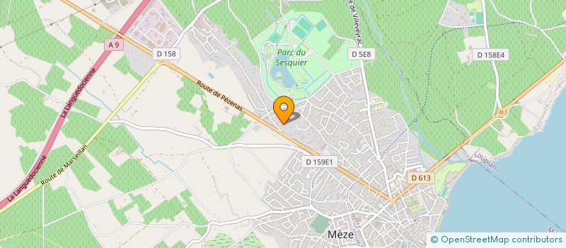 localisation de l'entreprise MONSIEUR NORBERT DEFEND  MEZE