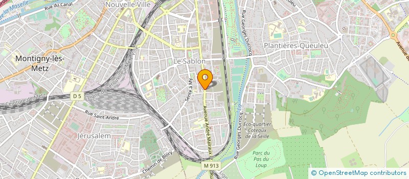 localisation de l'entreprise MONSIEUR NORBERT DEKNUT à METZ