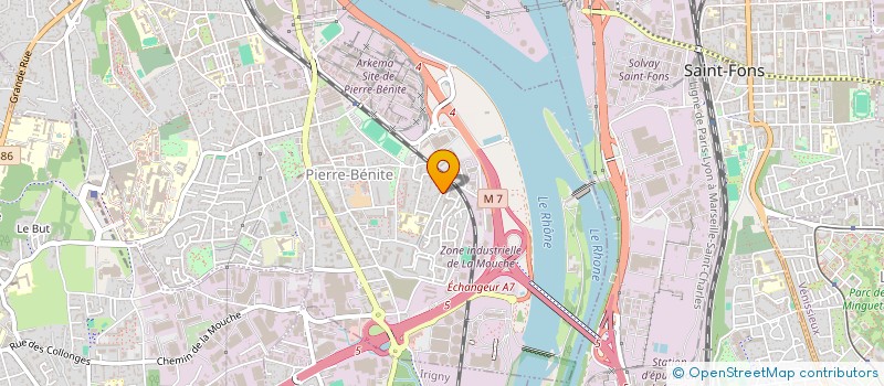 localisation de l'entreprise MONSIEUR NORBERT DROGAT  OULLINS-PIERRE-BENITE