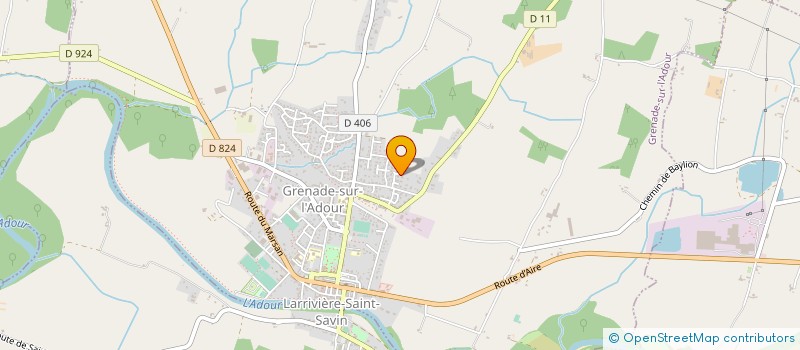 localisation de l'entreprise MONSIEUR NORBERT DUCOURNAU  CAZERES SUR L'ADOUR