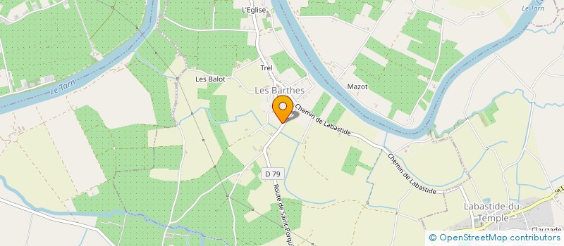 localisation de l'entreprise MONSIEUR NORBERT DUSSEAUX  LES BARTHES