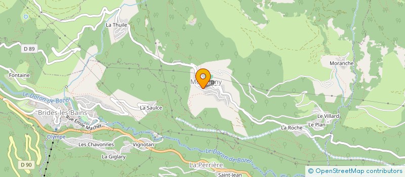 localisation de l'entreprise MONSIEUR NORBERT FAVRE  MONTAGNY