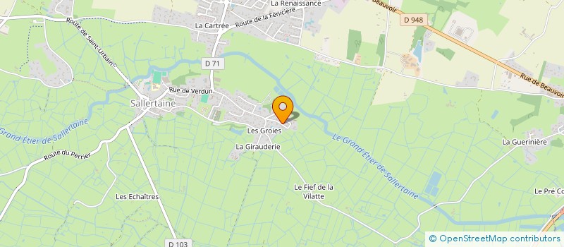localisation de l'entreprise MONSIEUR NORBERT FERREIRO à SALLERTAINE