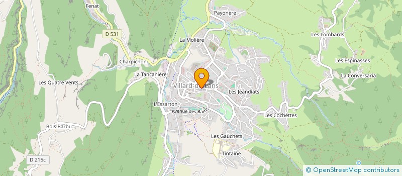 localisation de l'entreprise MONSIEUR NORBERT FILLOT  VILLARD-DE-LANS