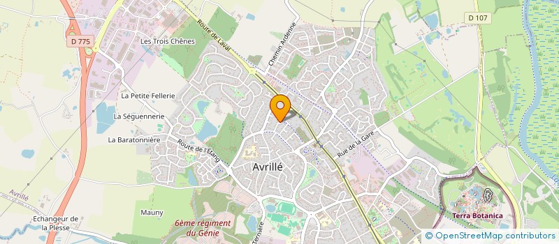 localisation de l'entreprise MONSIEUR NORBERT FIORE  AVRILLE