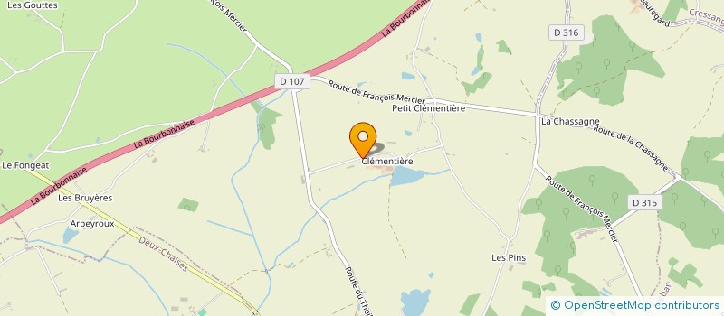 localisation de l'entreprise MONSIEUR NORBERT FORGE  TRONGET