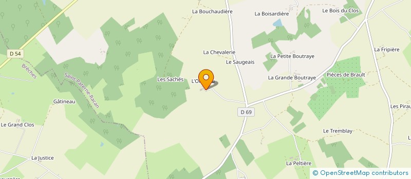 localisation de l'entreprise MONSIEUR NORBERT FORTIN  BEAUMONT-LOUESTAULT