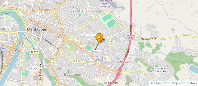 localisation de l'entreprise MONSIEUR NORBERT GARCIA  MONTAUBAN