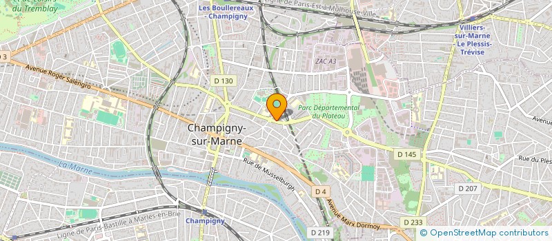 localisation de l'entreprise MONSIEUR NORBERT GARCIA à CHAMPIGNY-SUR-MARNE