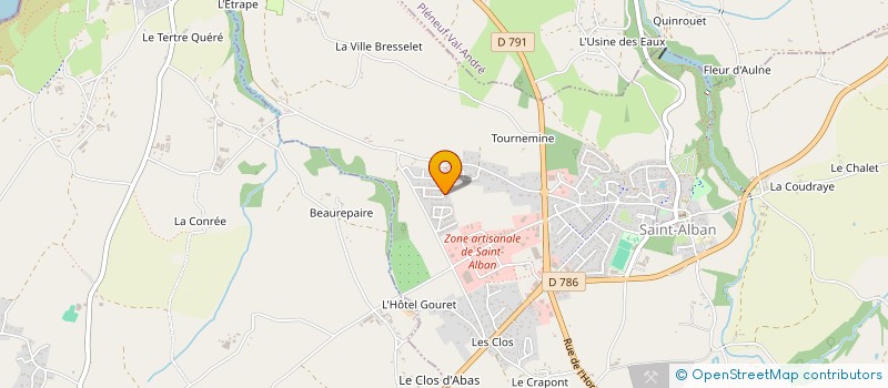 localisation de l'entreprise MONSIEUR NORBERT GICQUERE  SAINT-ALBAN