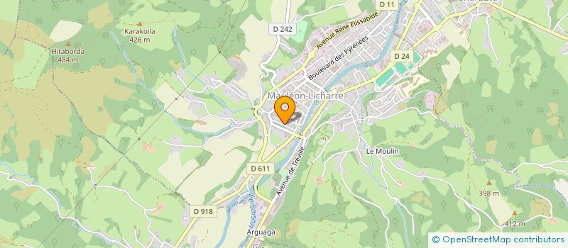 localisation de l'entreprise MONSIEUR NORBERT GIRAUD à MAULEON-LICHARRE