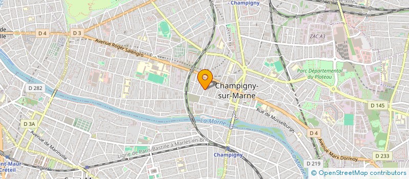 localisation de l'entreprise MONSIEUR NORBERT GOUTMANN à CHAMPIGNY-SUR-MARNE