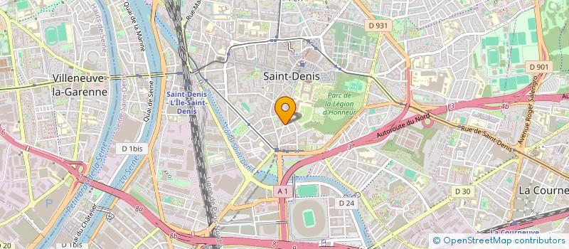 localisation de l'entreprise MONSIEUR NORBERT GRANDSIRE  SAINT-DENIS