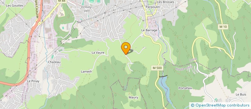localisation de l'entreprise MONSIEUR NORBERT GRAS à FIRMINY