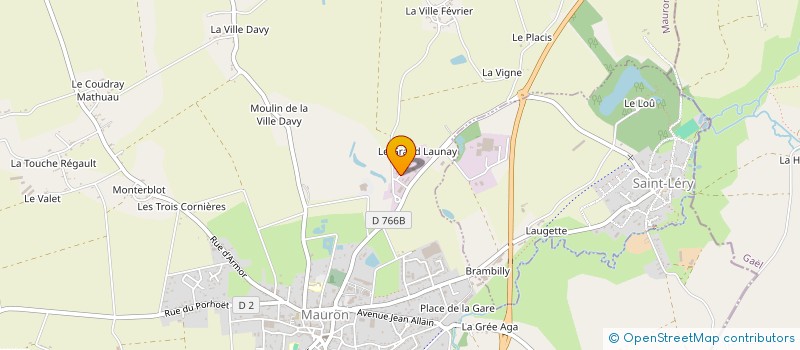 localisation de l'entreprise MONSIEUR NORBERT GUILLARD  MAURON