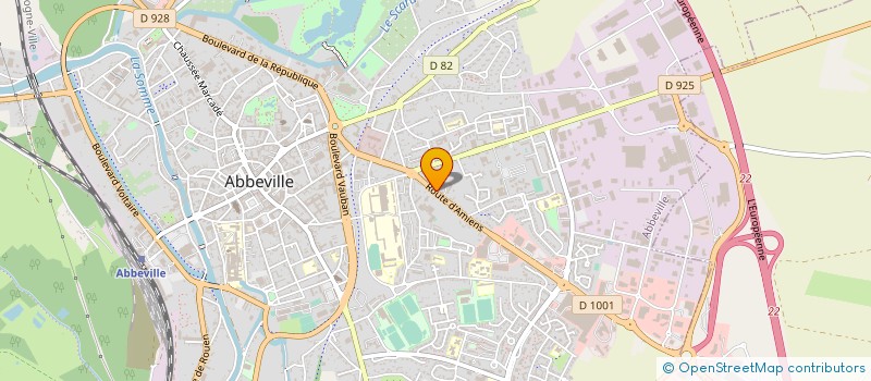 localisation de l'entreprise MONSIEUR NORBERT HAQUET  ABBEVILLE
