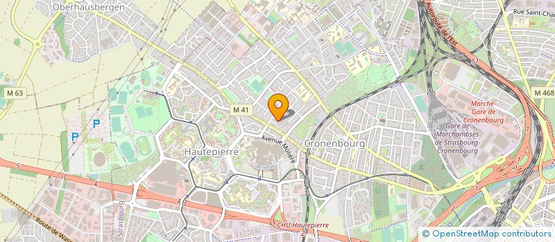 localisation de l'entreprise MONSIEUR NORBERT HELLER à STRASBOURG