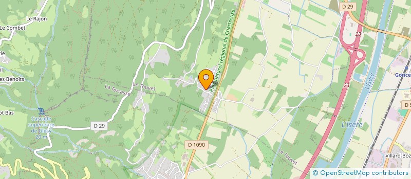 localisation de l'entreprise MONSIEUR NORBERT JACQUIER BRET  LE TOUVET