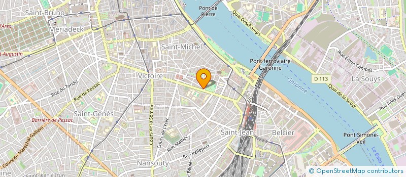 localisation de l'entreprise MONSIEUR NORBERT JEAN ROGER FEUILLAN  BORDEAUX