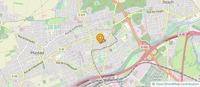 localisation de l'entreprise MONSIEUR NORBERT JOLY à MULHOUSE