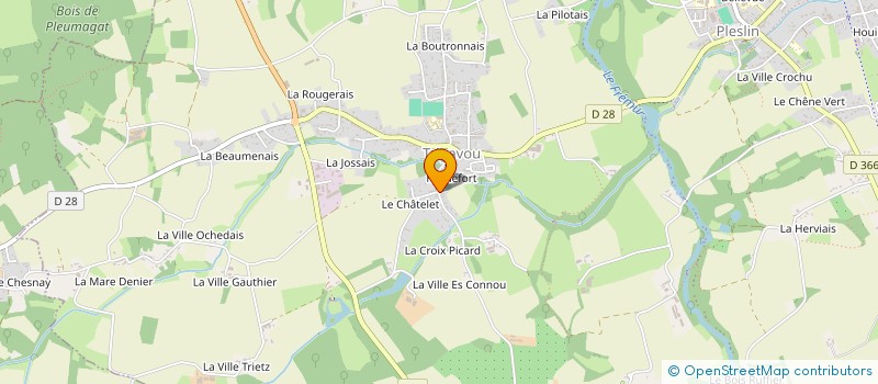 localisation de l'entreprise MONSIEUR NORBERT JOSSELIN à PLESLIN-TRIGAVOU
