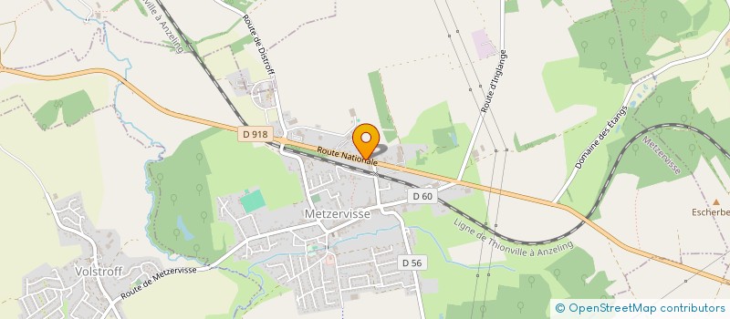 localisation de l'entreprise MONSIEUR NORBERT JUNG  METZERVISSE